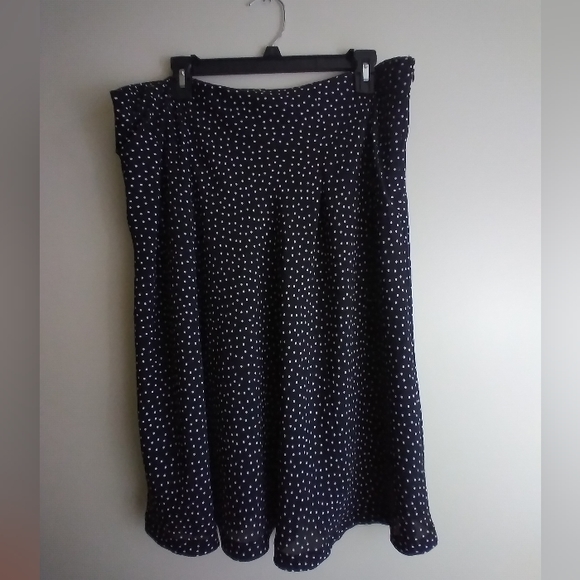 Jupe Femme Florale Bleu, Crème, Noir Taille XL Jaclyn Smith - Occasion En Excellent état